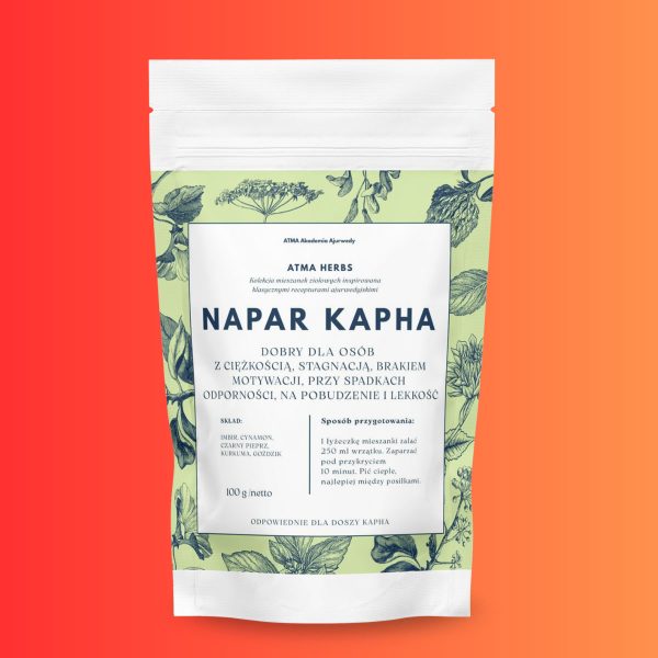 NAPAR KAPHA – ajurwedyjska mieszanka ziół na pobudzenie i lekkość | Atma Herbs