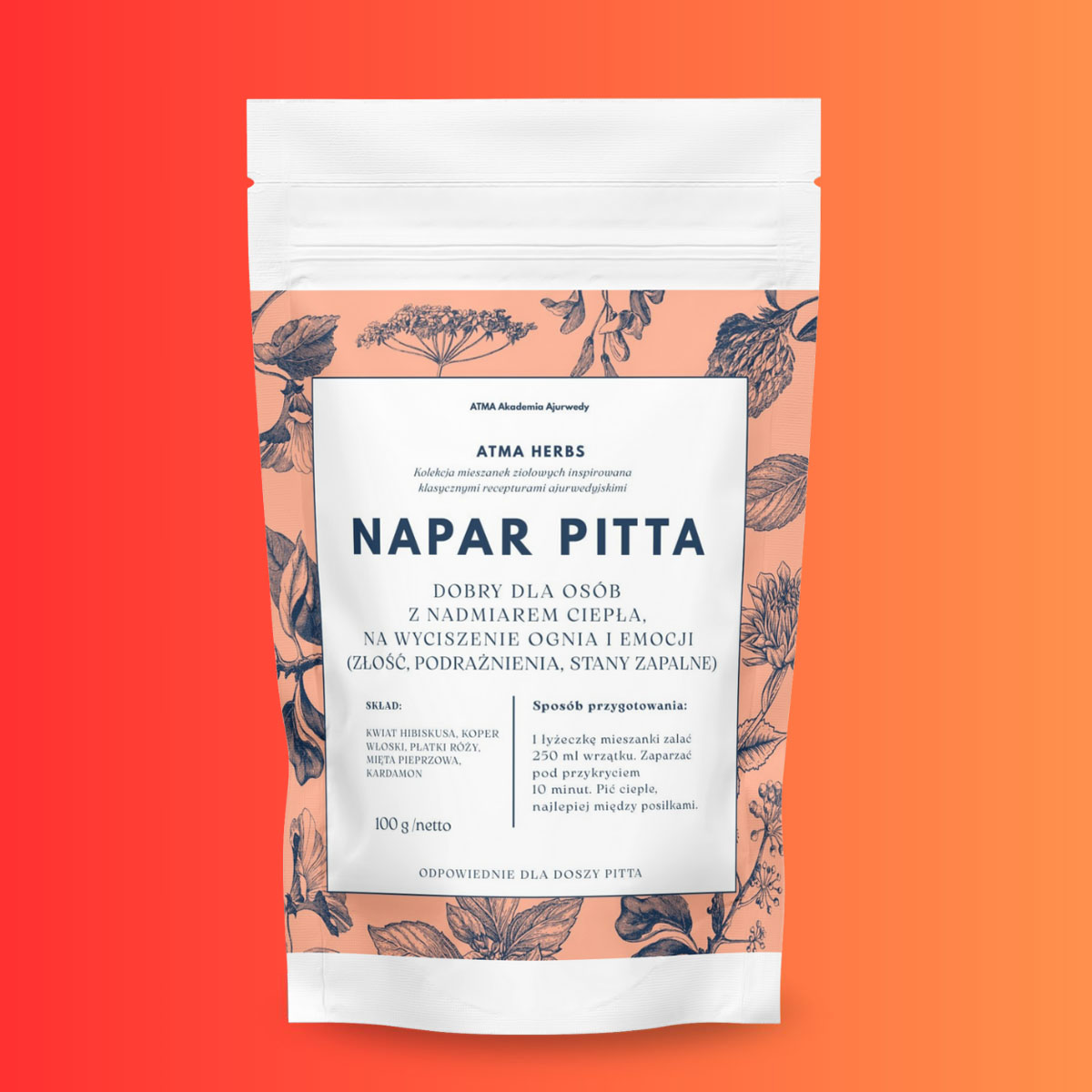 napar-pitta-ziola-mieszanka-ajurwedyjska_opakowanie Pitta Napar – ajurwedyjska mieszanka ziół na ochłodzenie i ukojenie